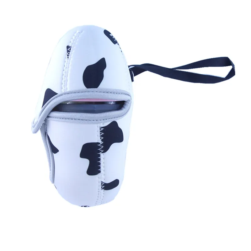Защитный изолированный Чехол-Крышка для детских бутылочек Comotomo с лямкой, легко переносится
