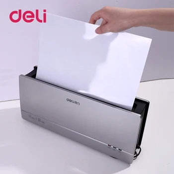 

Deli 10PCS/PACK thermal binding covers A4 quickly and easy Glue binding cover 2mm (9-15 pages) thermal binding machine cover