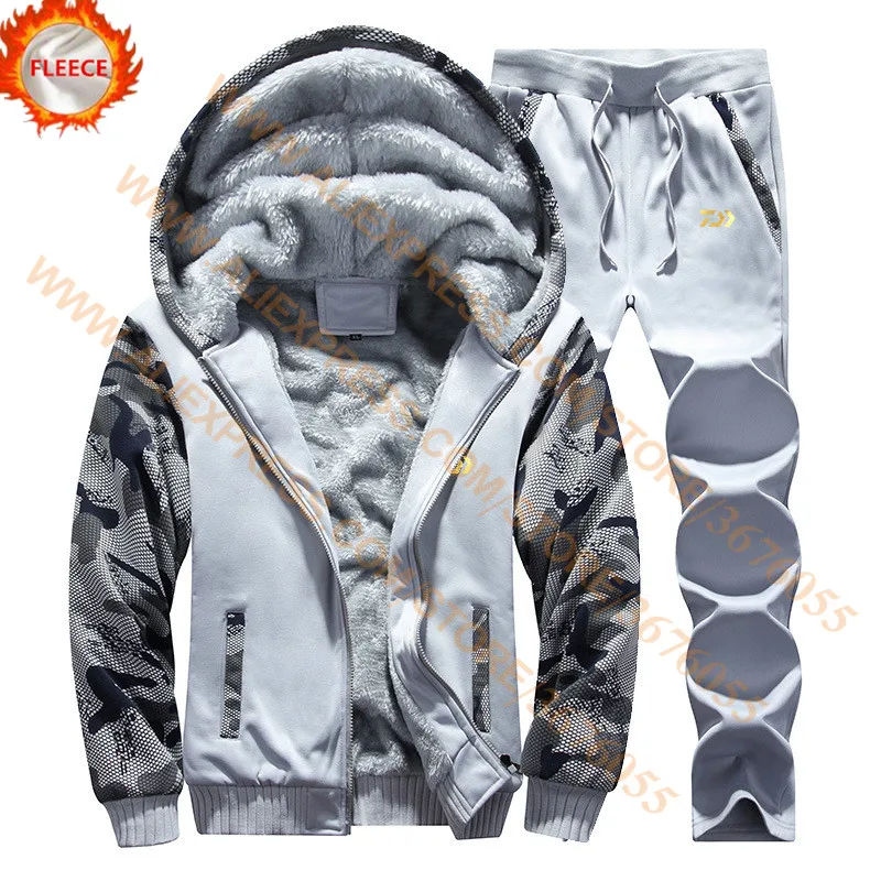 DAIWA флисовая рыболовная одежда, набор, весна-осень, для спорта на ...