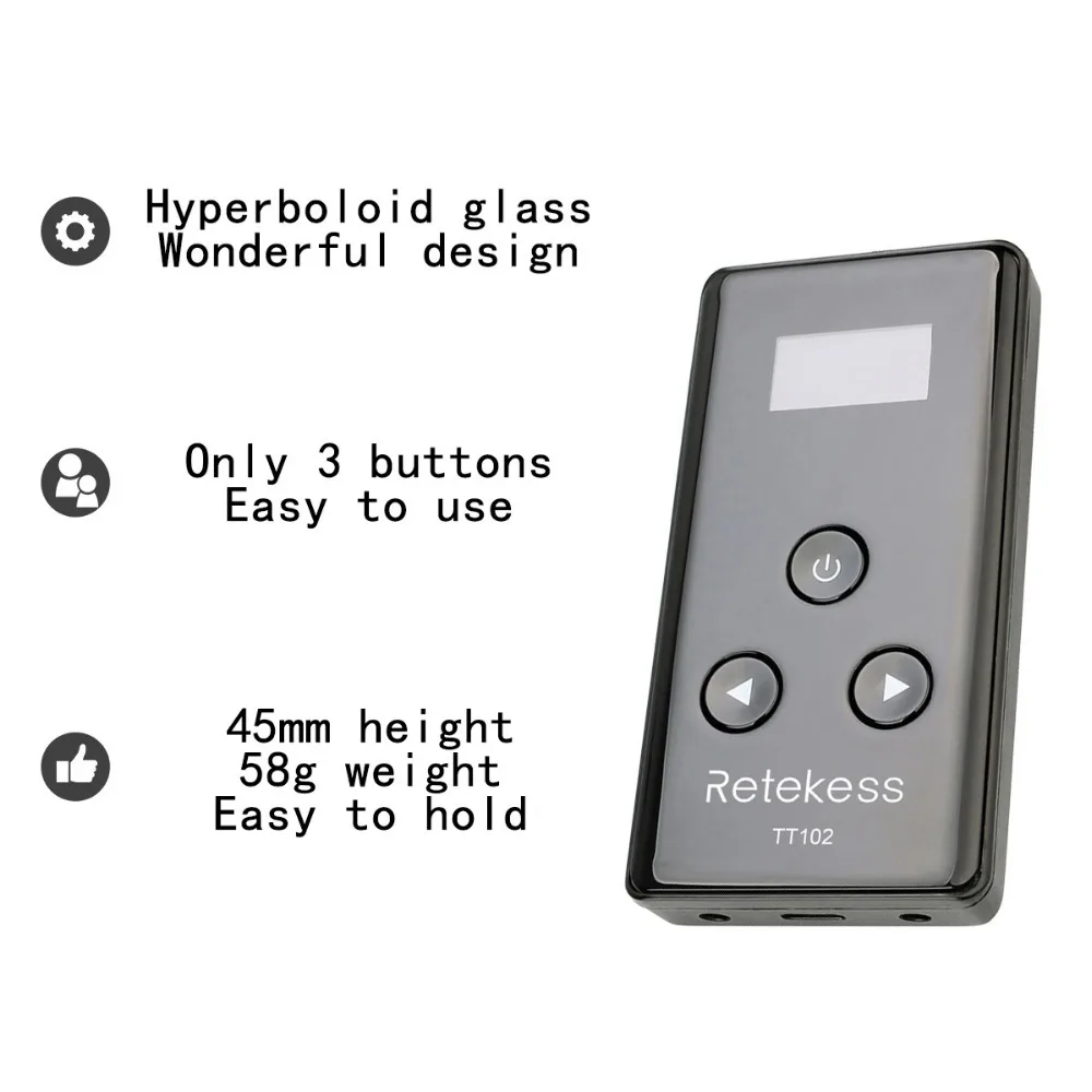 RETEKESS TT102 Wireless Tour Guide System