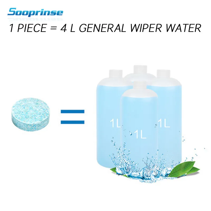 5 шт./упак.(5 штук в упаковке = 20L воды) лобовое стекло автомобиля Стекло очиститель автомобиля однотонные Планшеты очиститель тонкий щетки стеклоочистителя щётка для чистки окон с автомобиль-stying