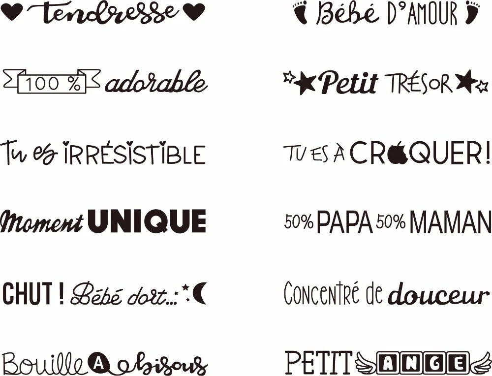 Mcsibobce French Letter Silicone Clear Stamp DIY Scrapbooking Embossing Photo Album Decorative Paper Card Craft Art Handmade Gift