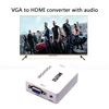 Mini 1080P VGA to HDMI Converter With Audio VGA2HDMI Video Box Adapter for Notebook PC HDTV Projector With USB Cable Connector ► Photo 3/5