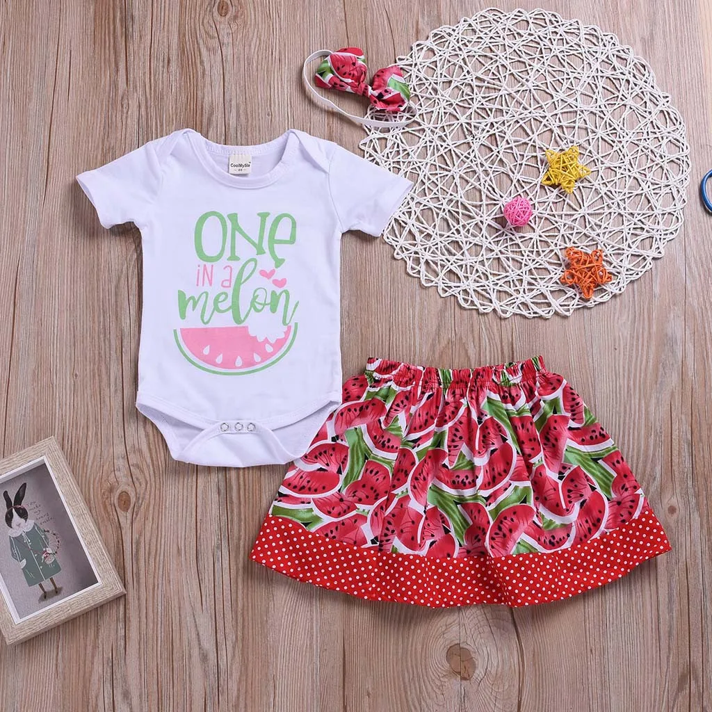 Модная одежда для маленьких девочек Vestido Menina Infantil комплект из 3 предметов