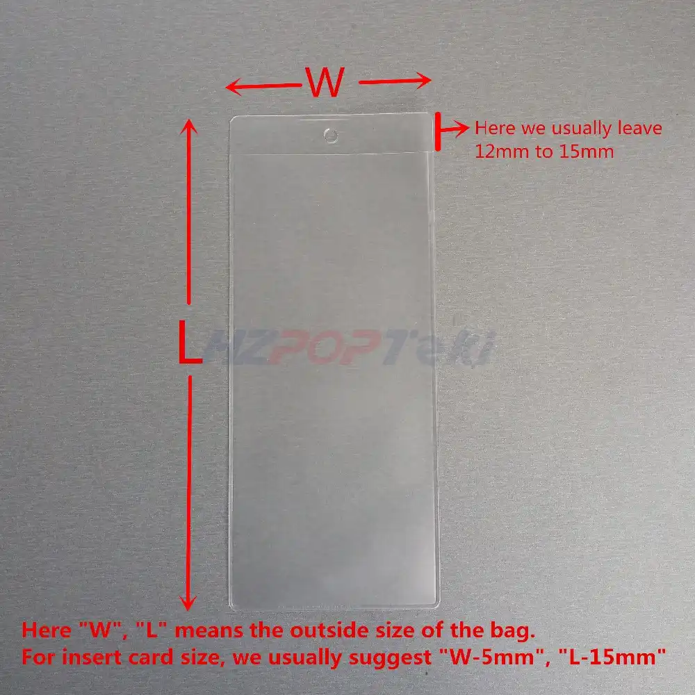 Plastic Pvc Dull Polish Type Price Card Tag Paper Label Sleeve