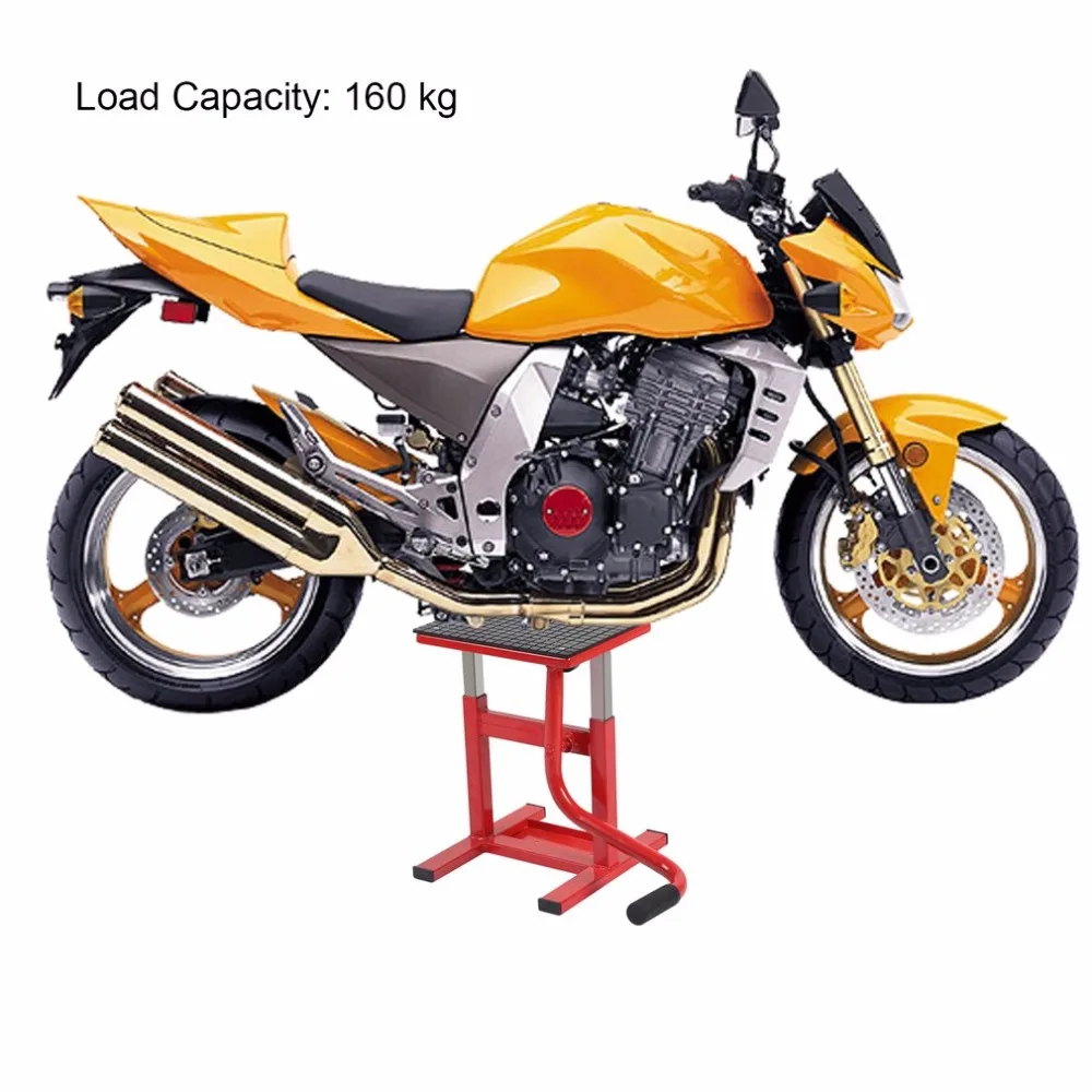 

Adjustable Motocross Trails Dirt Bike Lift Stand Bikes Wide Deck Motorcycle Lift Jack Hoist Stand Bikes ATVs Garage Shop Stand