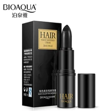 BIOAQUA мягкая помада ручка разовые волос Цвет Ручка DIY Стайлинг чёрный; коричневый 1 шт. покрытие седых волос палки волосы крем-краска для временного