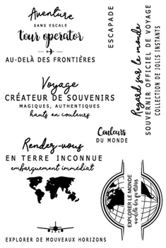 

French Clear Stamp for Scrapbooking Transparent Silicone Rubber DIY Photo Album Decor 001