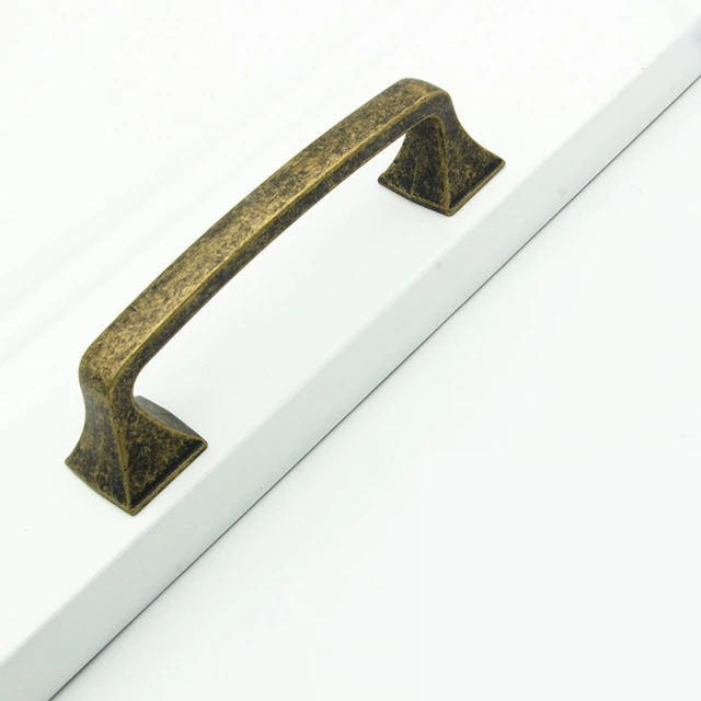 KAK Antique Bronze brass handles vintage solid wardrobe handles