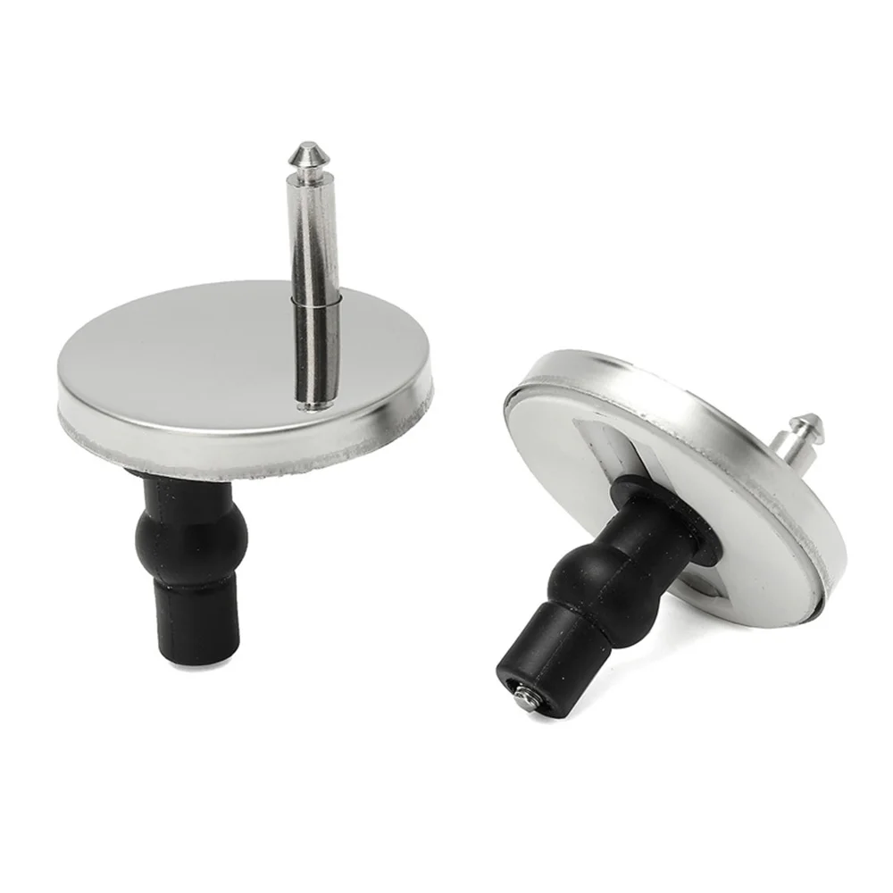 

Easy to use and change the toilet seat hinge 2 pieces, install fixed hinge parts screw repair