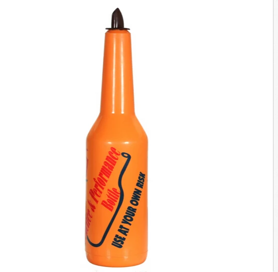 1 Piece Orange Practice Bar Bottle Cocktail Shaker Flair Bartending