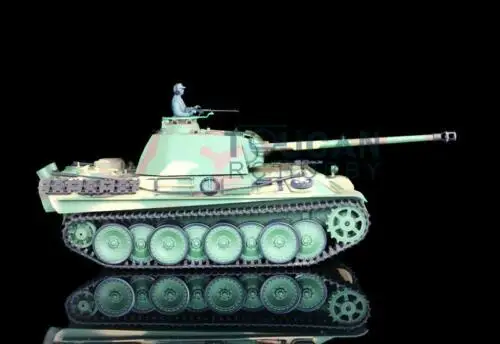 Henglong 1/16 масштаб 6,0 пластиковая немецкая пантера G RTR rc Танк 3879 сталь коробка передач TH12657