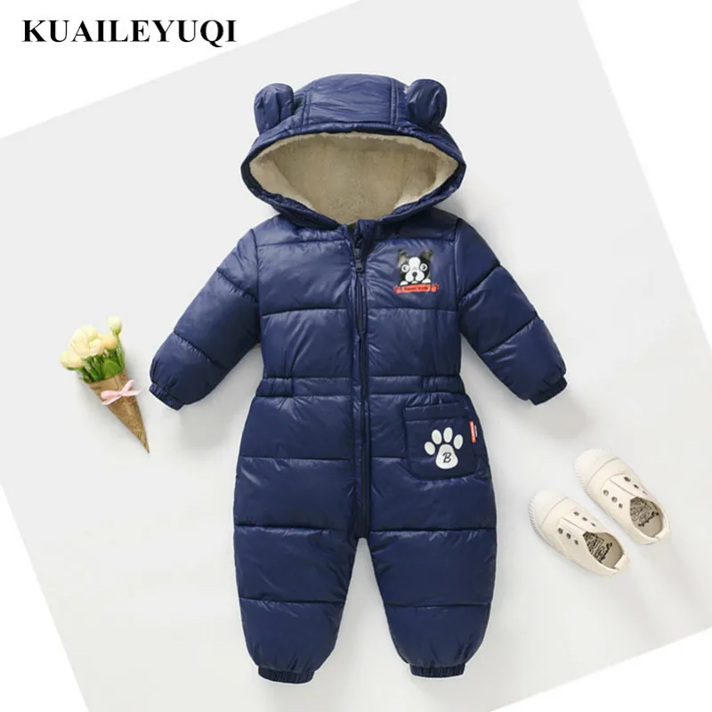 Barboteuse de printemps d'hiver pour bébés | Combinaison en coton pour enfants garçons et filles, combinaison de neige à capuche pour Parka, nouvelle collection 2020