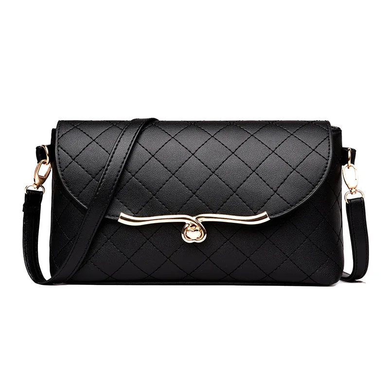

2019 explosion models peach heart single shoulder hot sale Lingge embroidery line latest exquisite fashion Messenger bag