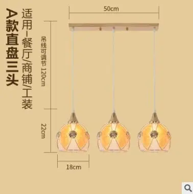 Светодиодная Люстра Бар Современный минималистичный люстра три ресторана персональный стол креативные лампы в скандинавском стиле - Цвет корпуса: A 3 heads straight