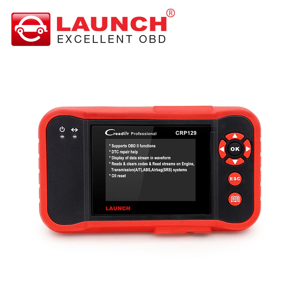 DHL free Launch X431 Creader CRP129 launch ENG/AT/ABS/SRS EPB SAS|launch crp129|x431 creadercode scanner |