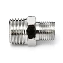 1 шт. серебристый Аэрограф шланг адаптер установки разъем 1/" BSP до 1/8" BSP Мужской с высокой твердостью