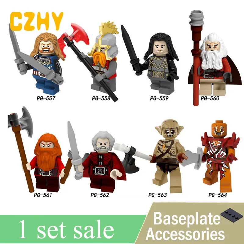 

Set sale Lord of the Rings Philip Ironfoot Dain Kili Ori Groy Dori Goblin Orcs Building Blocks Christmas Toys Minifigured PG8183