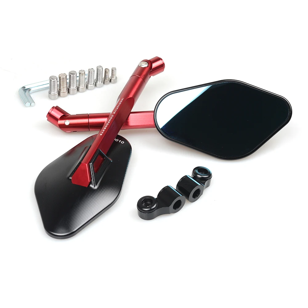 

for 1Pair Universal Motorcycle CNC Aluminium Backup Rearview Mirrors accessories mirror For BMW S1000R F800GS/Adventure r1200gs