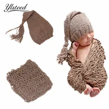 Реквизит для фотосъемки новорожденных; детское одеяло для фотосъемки; вязанная шапка-кокон; вязаная шапка эльфа; вязаный костюм для новорожденных; Fotografia