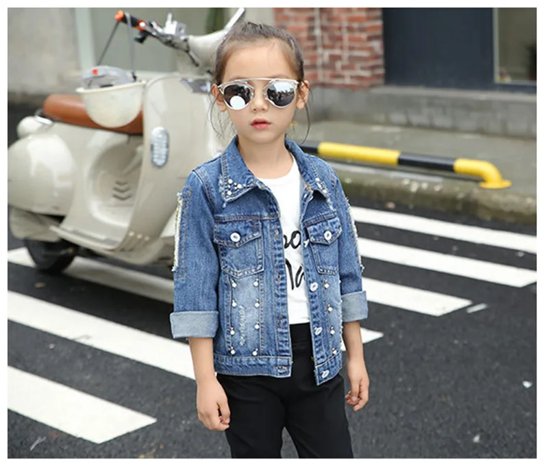 teenage girls denim butterfly jackets for kids outwear children coat girls sweaters children clothes (5)