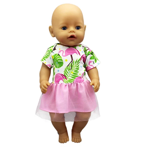 Новое платье Кукла одежда подходит для 43 см детская кукла одежда аксессуары для куклы реборн