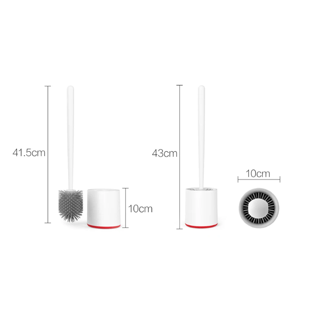 Xiaomi Mijia Yijie вертикальный держатель для туалетных щеток Набор для чистки TPR силикагель напольный инструмент для чистки ванной комнаты
