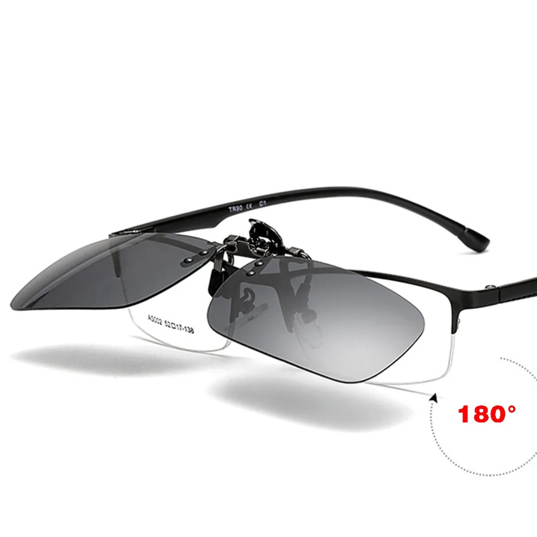High Quality Unisex Polarized Clip On Sunglasses Cycling Glasses Night Vision Driving Glasses For Outdoor Cycling Colorful