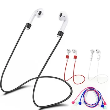 

For Apple AirPods Strap Earphone Accessories Anti-Lost Headphone Strap For Air Pods Headset Silicone Cable Cord String Rope