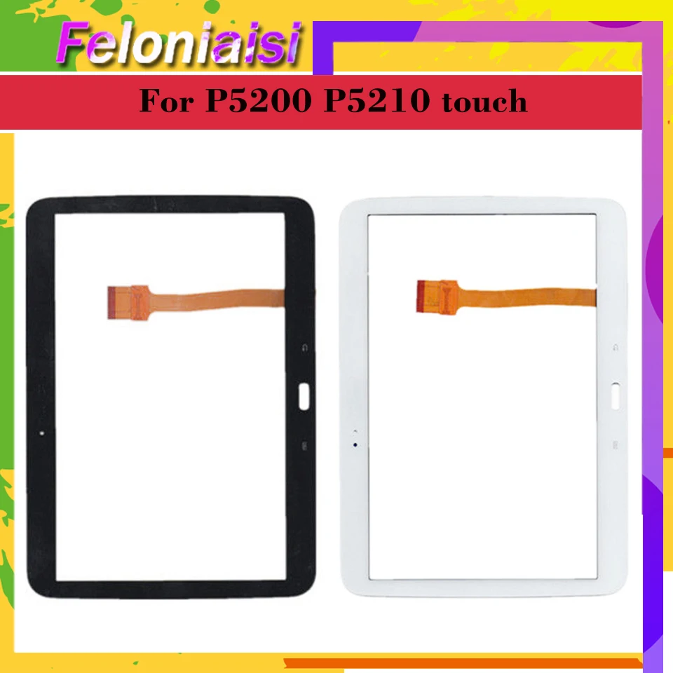 Original 10.1&quot For Samsung Galaxy Tab 3 GT-P5200 GT-P5210 P5200 P5210 Touch Screen Digitizer Panel Sensor Replacement | Компьютеры и