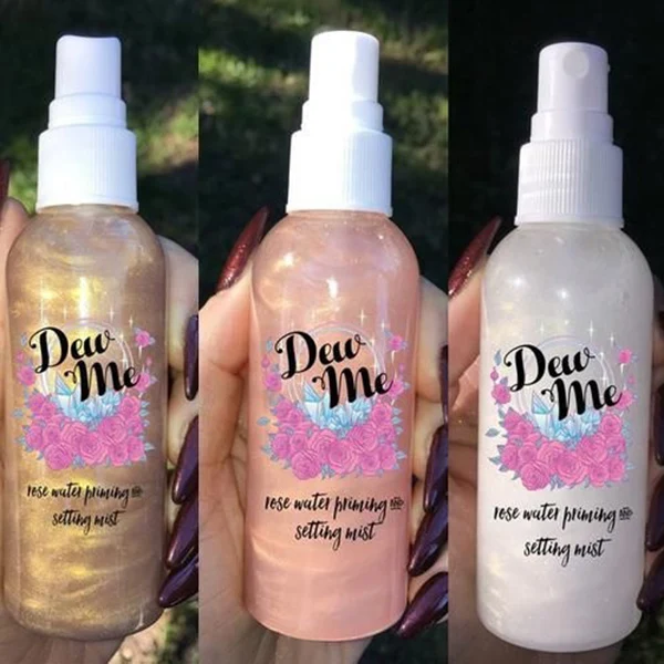 

Moisturizing Spray Facial Base Makeup Rose Water Shiny Primer Refreshing Women Face Cosmetic ---MS