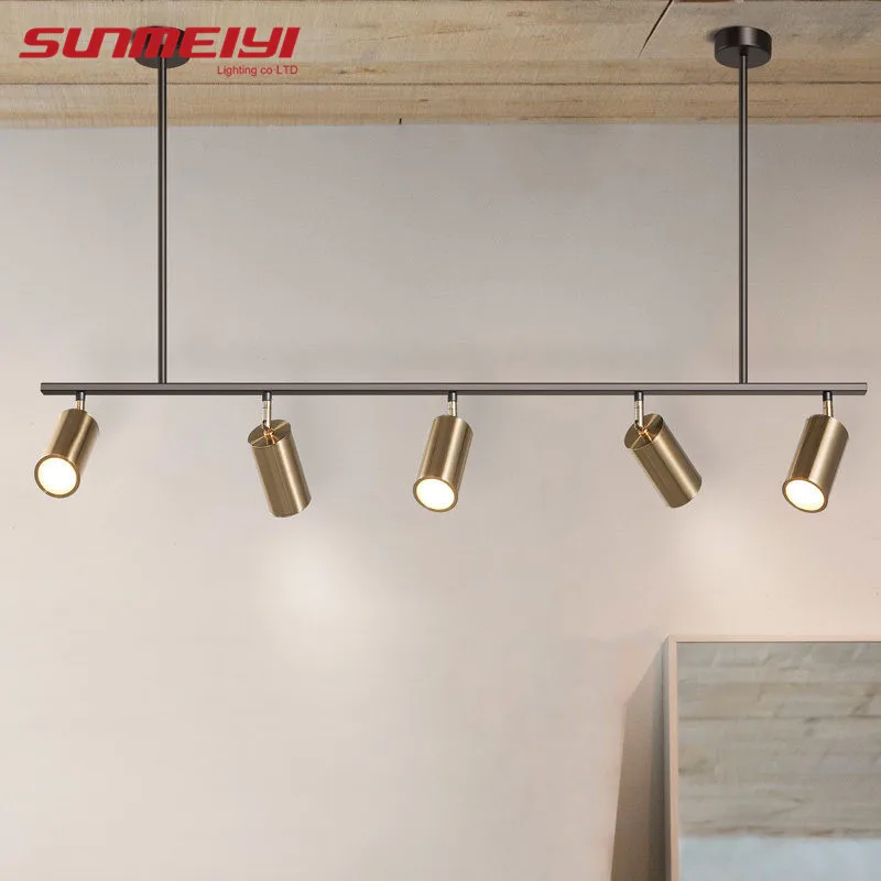 

Nordic Modern Gold LED Pendant Lights bedroom dinning room kitchen hanglampen voor eetkamer GU10 LED Lamp Edison Light Bulb