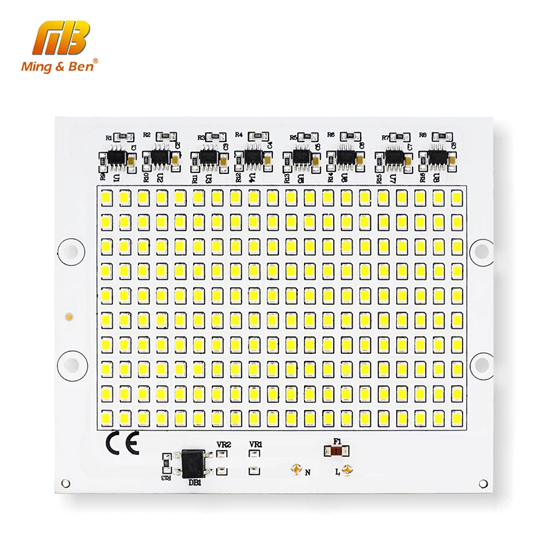Светодиодная лампа SMD DIY 10 Вт 20 30 50 100 чип ac220в входное напряжение умный IC подходит