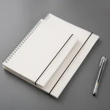 Краткое креативная записная книжка на пружинке B5 точек/квадрат/чистый лист бумаги 80 р обучение работа расходные материалы