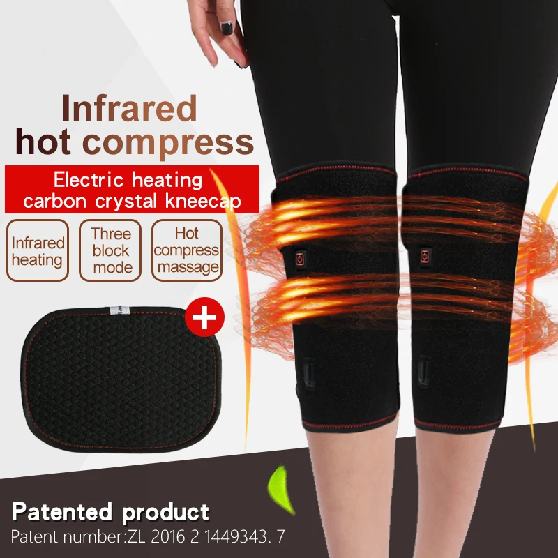 Kneepad Electric Heating Knee Protector Warm Knee Pads Hot Heating