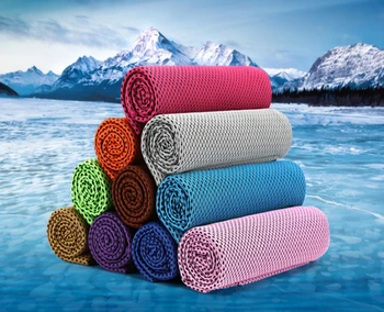 

300pcs 11 Colors Cool Towel Ice Cold Running Jogging Gym Chilly Pad Instant Cooling Outdoor Sports Towel