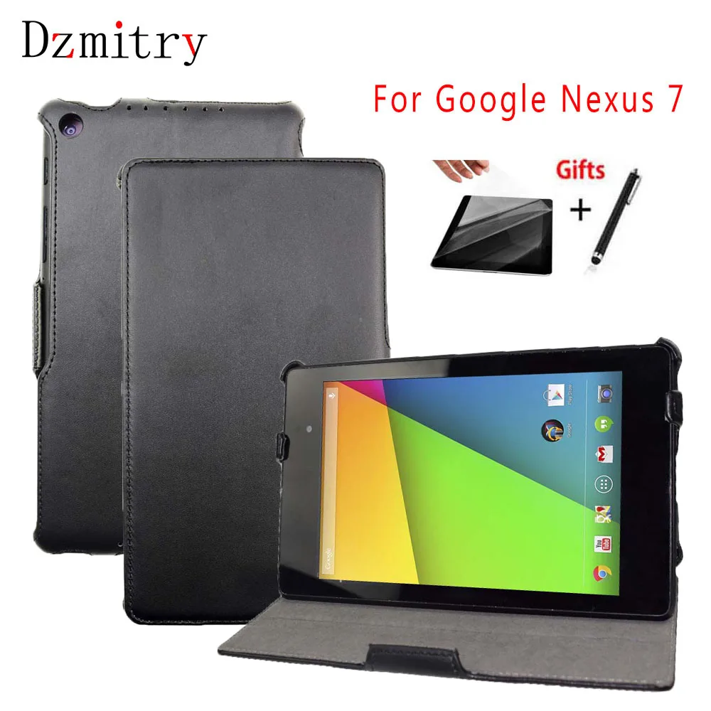Multi-angel stand smart case for Google Nexus 7 2013 FHD 2nd book cover case With magnet Auto Wake/