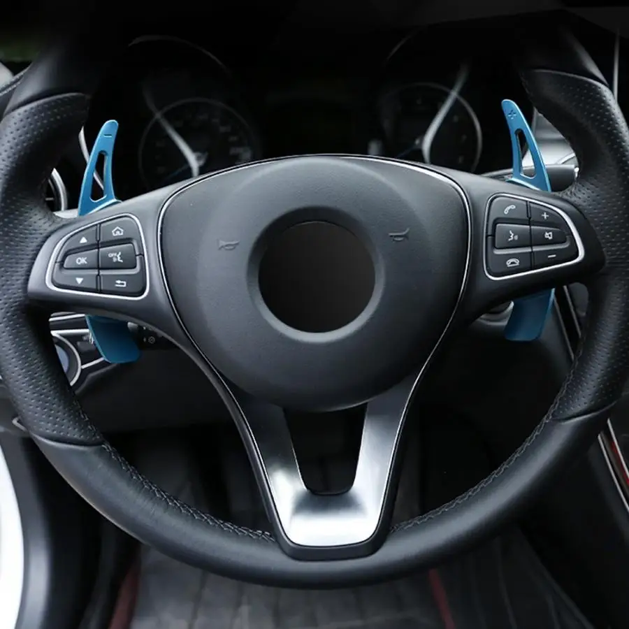 1 пара алюминиевых сменных весла для рулевого колеса автомобиля подходит Mercedes Benz