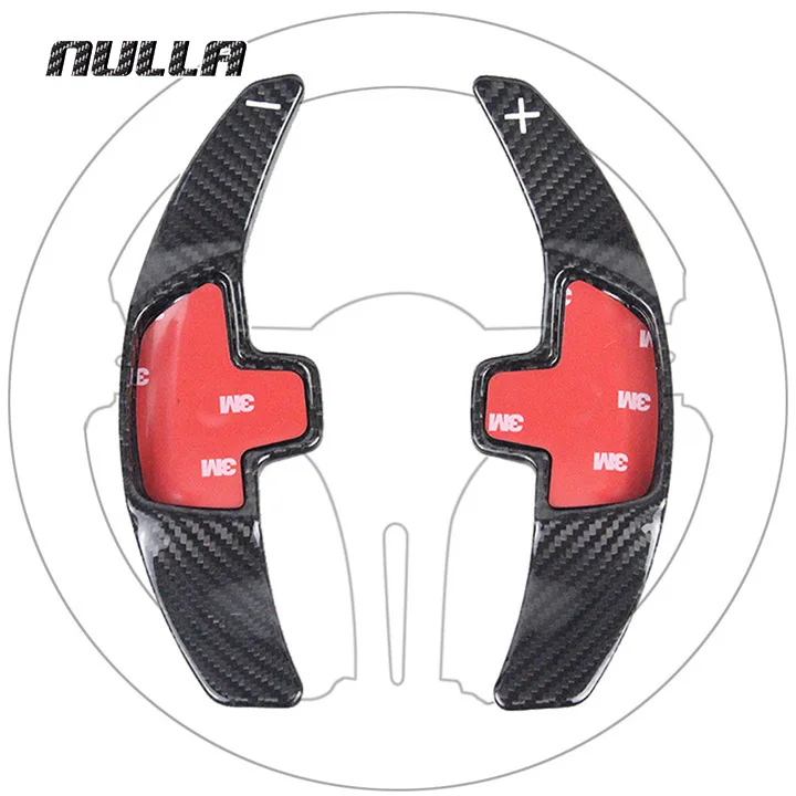 

Type-C Carbon Fiber Steering Wheel Shift Paddle Extension Shifter Sticker For Mercedes Benz 2015 2016 E C S W205 GLC CLA Class