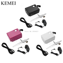 0 4mm 2CC AirBrush Compressor Airbrush Kit Mini Spray Tattoo Nail Art Paint Gun B118