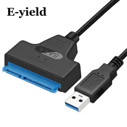Адаптер SATA III USB2.0 3,0 3,1 кабель внешний жесткий диск USB к Serial ATA 22pin конвертер жесткий диск W/UASP для 2,5 "HDD/SSD