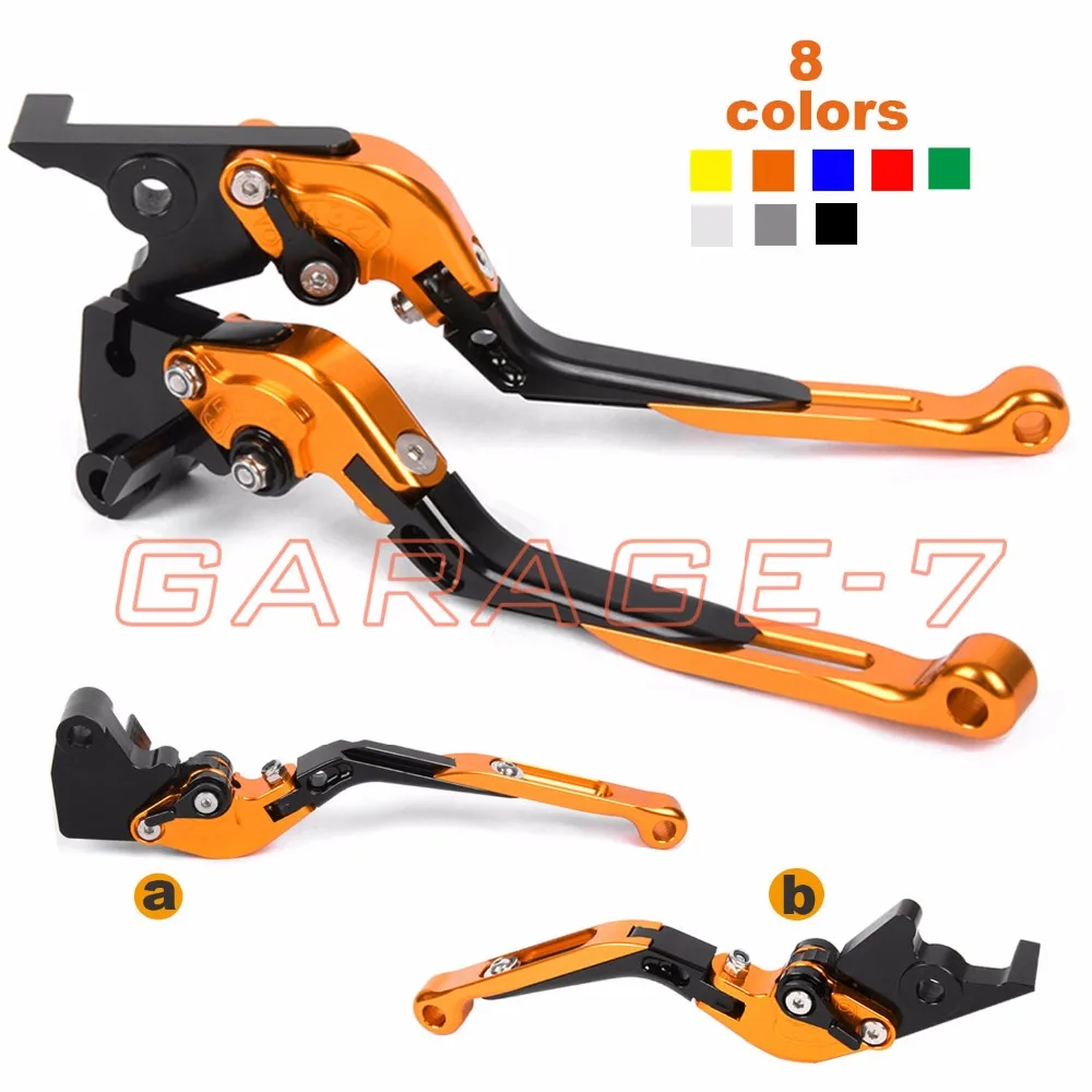 ФОТО For Yamaha XJR1200 XJR1300 YZF1000 R Thunder Ace CNC Motorcycle Foldable Extendable Brake Clutch Levers Folding Extending Lever