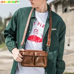 2018 Новый Для мужчин мужская сумка через плечо для отдыха прилив бренд мини сумка прилив