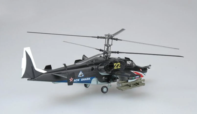 1: 72 российские ВВС Ka-50 Черная акула вертолет 37023 Готовая модель продукта труба коллектор модель