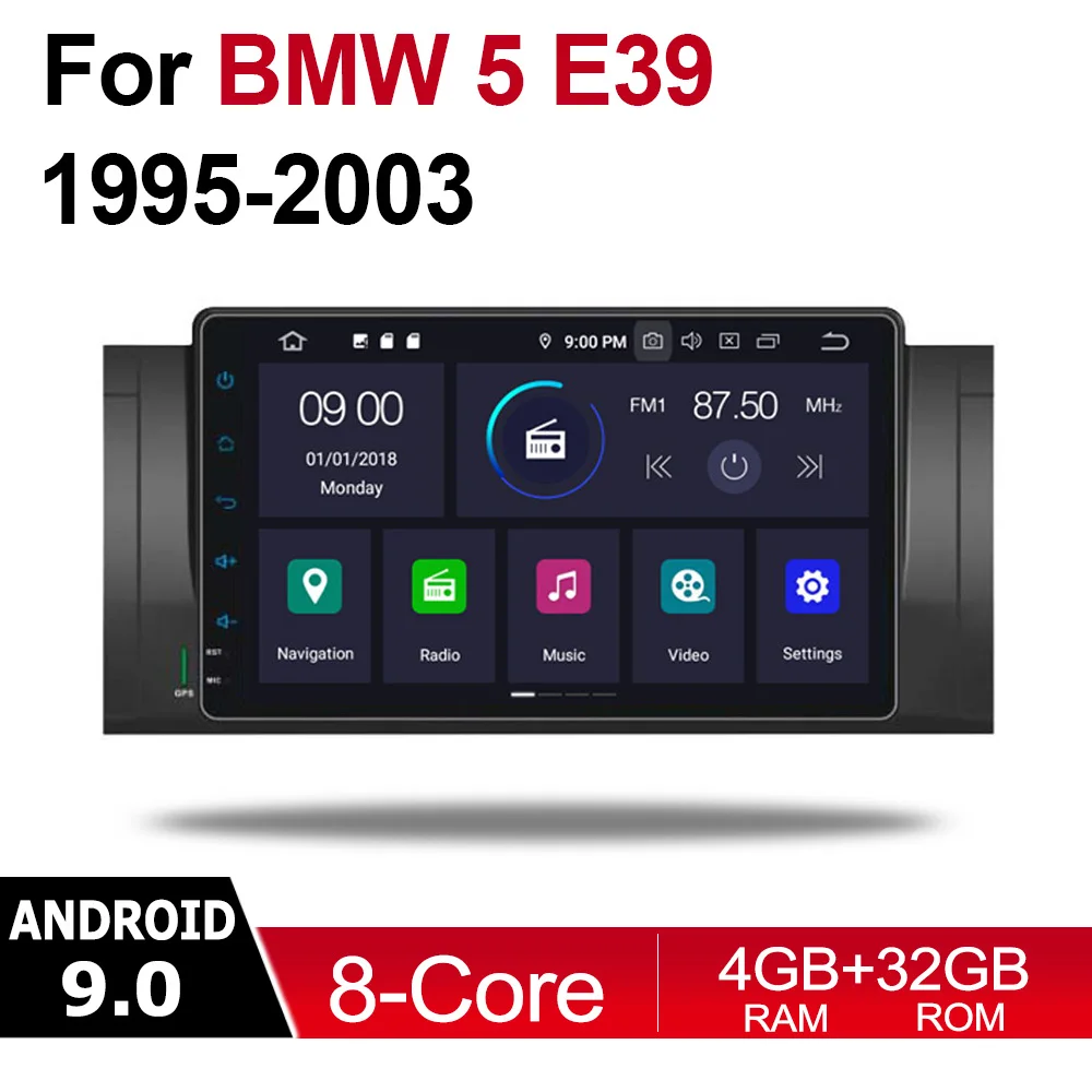 Для BMW 5 серии E39 1995~ 2003 мультимедиа для Android плеер wifi gps навигация Авто Радио сенсорный экран Bluetooth wifi система - Цвет: Standard machine