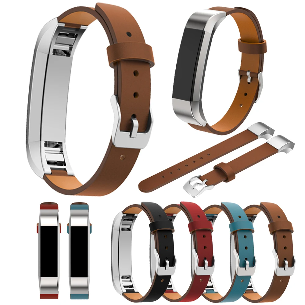 

Luxury Genuine Leather Classic Wrist Band Watch Strap For Fitbit Alta HR Heart Rate Fitness Watchbands Bracelet High Quality