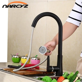 

Pull out Spray Kitchen Faucet Mixer Tap Kitchen Faucet SATIN NICKEL BRUSHED brass material 2-3 function kitchen XT-62
