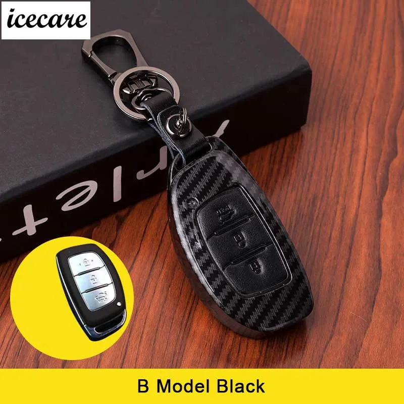 Leather Flip Key Fob Cover Car Remote Holder Skin Shell Case for