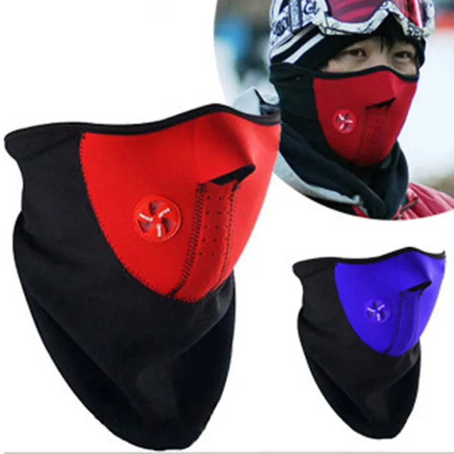 Fashion Winter Dust Face Mask Windproof Neck Guard Warm Face Mouth Mask Men Women Protection Bicycle/Snowboard 3 Colors T012OLE