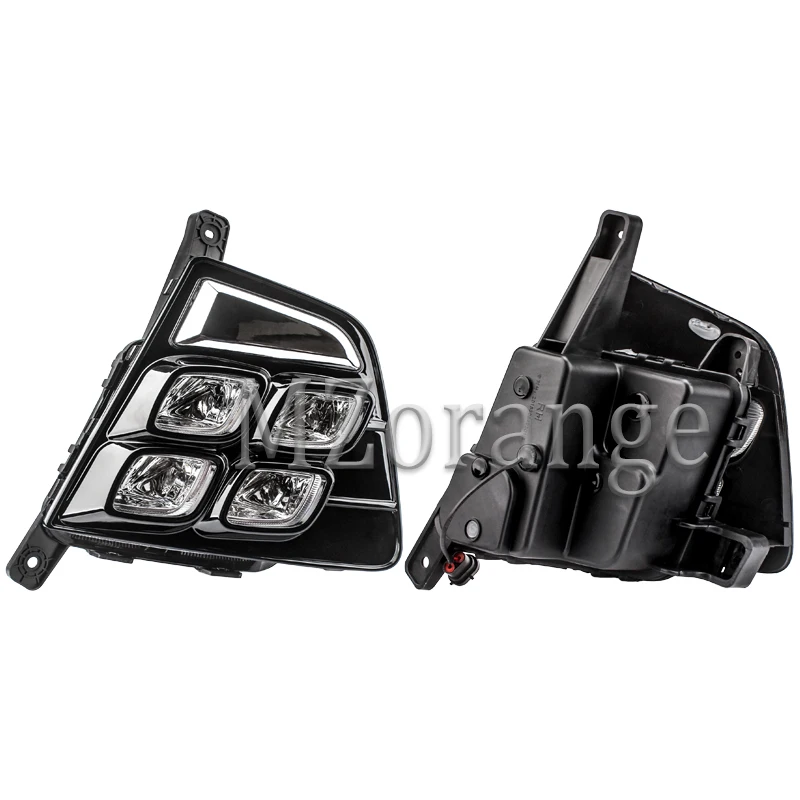  for Hyundai IX25 Creta 2014 2015 2016 2PCS LED DRL Headlight Daytime Running Light Fog Lights Fog L - 33060727943